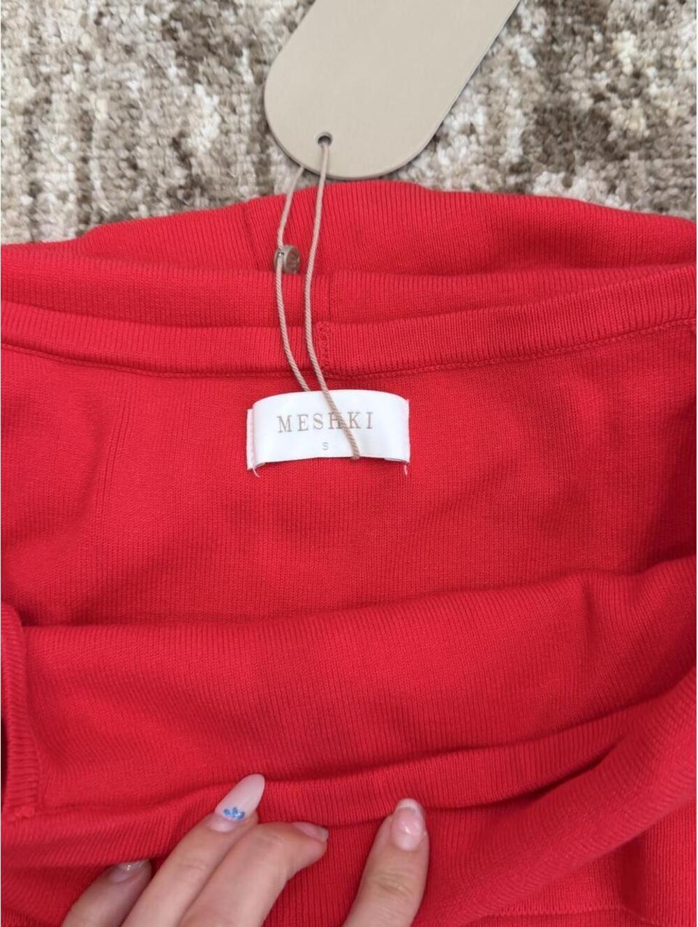 Meshki Women's Red Dress - Picture 5 of 5